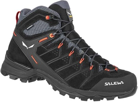 Salewa, Alp Mate Mid Herrenwanderstiefel, Schwarz, 43