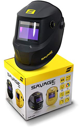 dba_ESAB ESAB Savage™ A40 Maske SCHWARZ Auto Dimmen Schweißer Visier Wig/MIG 4 Sensoren Truecolor
