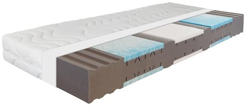 BeCo Matratze 160x200 cm Vision Top Komfortschaum H2, Oeko-TEX Standard 100, Made in Germany, 100 Nächte Testschlafen