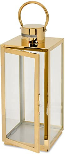 Laterne Gartenlaterne XXL Metall Windlicht Laternen Deko Kerzenhalter Kerzenleuchter Kerzenständerr für Innen Außen Outdoor Indoor Wohnzimmer Garten Balkon Gartenbeleuchtung