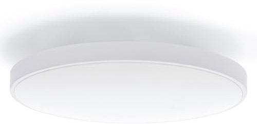 M Ledme - Plafon LED Techo 50W, Lámpara Techo para Baño IP44, 5.000 lúmenes, Color Luz Fría (6000K) para Baño, Cocina, Balcón, LM8260.