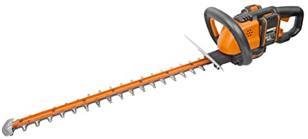 WORX WG284E.1 36V (40V Max) Dual Battery Cordless 60cm Hedge Trimmer with battery & charger, Black