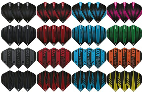 KOTO darts KOTO - Standard Flight Collection (16 Sets), Flights, Standardform, Dicke von 100 Micron