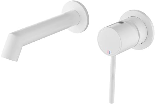 Bad Armatur Unterputz 2 Loch Einhebelmischer. Bad Armaturen Waschbecken G1/2 Einhebelmischer,Weiß