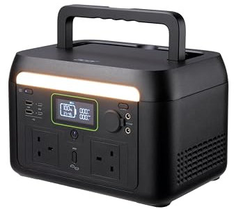 Acer 600W Portable Power Station (512Wh,LiFePO4 Battery, 2 Hour Charge, 9 AC+DC, Perfect for Camping, Remote Living, Backup Power)
