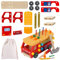 Dhnvcud Werkzeugkoffer Kinder Werkbank, 67 Stück Montessori Werkzeug Holzspielzeug Spielzeug ab 2 3 4 5 Jahre, Werkzeugkasten Werkzeugwagen Kinderspielzeug, Lernspiele Geschenk für Junge Mädchen