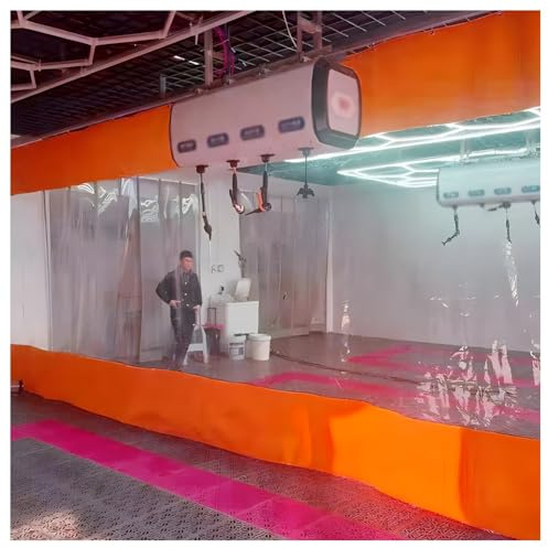 Tenda divisoria per garage, tenda impermeabile per autolavaggio, lavanderia industriale, tenda in vinile per esterni per patio e portico