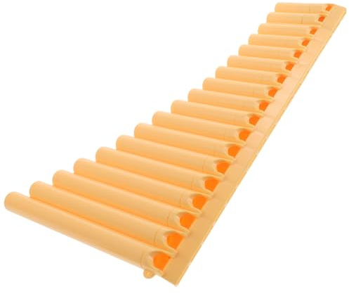 Toyvian Pipes Pan Flute Chinese Traditional Woodwind Musical Instrument Beginner Friendly Panpipe for School Concerts Practice