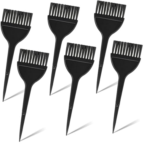 3 PCS Hair Dye Brush, Black Hair Color Brushes Reusable Tint Coloring Dying Brush Kit for Hairstylist Reusable Color-Tint Applicator Women Men Salon and Home DIY Dyeing