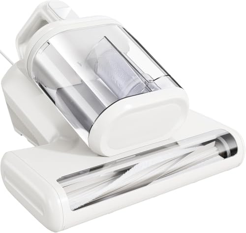 Resmafn 15KPa Battimaterasso Antiacaro con Sterilizzazione UV e Filo 5M | Aspirapolvere Aspira Pulisci per Materassi Potente con Riscaldamento 60°C, Battitappeto per Divano, Tessuti e Letti