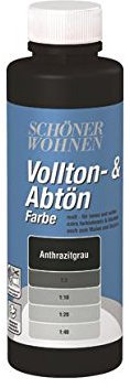Voll- und Abtönfarbe Anthrazitgrau 250 ml
