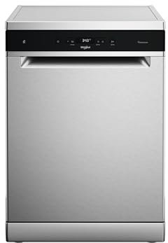 Whirlpool WFC 3C26 PF X Lavastoviglie Libera Installazione per 14 Coperti, Lavastoviglie con Tecnologia Sesto Senso Larghezza 60 cm, Profondità 59 cm, Altezza 85 cm, Classe Energetica E