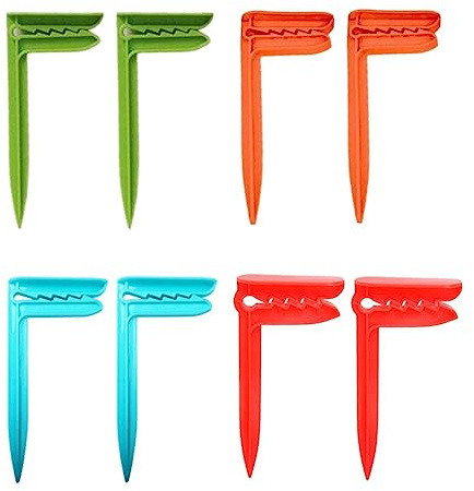 Beach Towel Fastener Clips,Windproof Picnic Mat Clips Blanket Picnic Fasten Pegs Plastic Towel Clamps for Camping Travel Beach Day