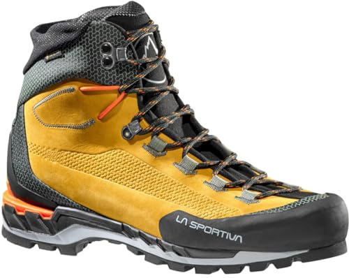 LA SPORTIVA Herr Trango Tech Leather GTX kol/hawaiiansk sol bergsskor, Savana Tiger, 45 EU