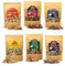 Chips Affumicatura - Legno Affumicatura BBQ - 6x1 Litro di Olivo, Arancio, Mandorlo, Limone, Noce e Quercia