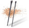 2 Pièces Pinceau Eyeliner à Angle Fin Pinceau de Maquillage Pinceau Contour Des Yeux Pour Eye-Liners Fibres Synthétiques