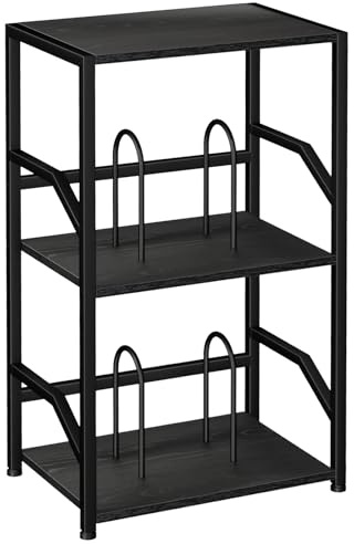 LOAKEKEL Record Player Stand, Turntable Stand with Vinyl Record Storage
