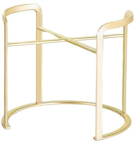 Fenteer Supporto per Dispenser di Bevande, Contenitore per Bevande, Supporto per Botti di Vino da 20 cm, Base per brocca per Feste, Oro