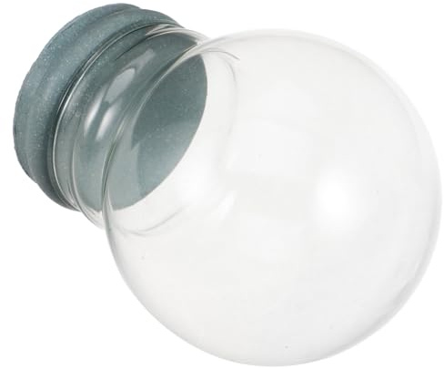 OSALADI Kit para Hacer Globos de Nieve de Vidrio Transparente 65 MM Accesorio para Manualidades DIY Decoración Navideña y Hogar Material para Crear Globos de Nieve Personalizados