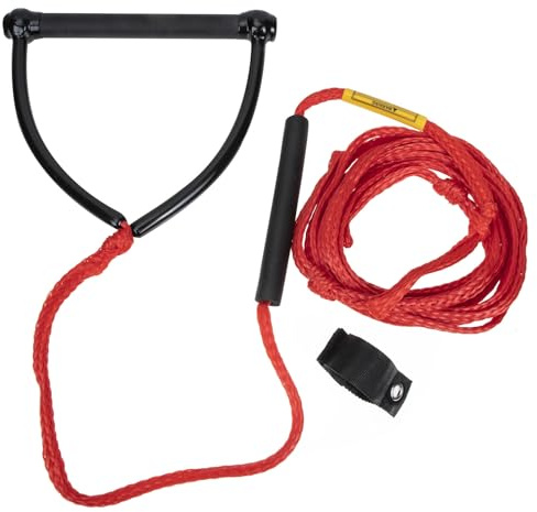 Generic Cuerda de Esquí Acuático Resistente al Desgaste Diseño de Mango de Polipropileno y Aluminio para Wakeboarding y Tubing de Alto Rendimiento