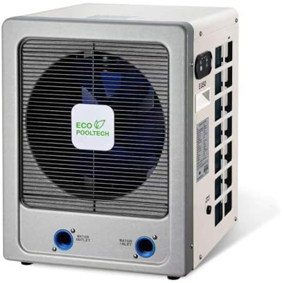 ECOPOOLTECH Bomba de calor inverter de piscina de 6 kW para piscinas de hasta 50 m³