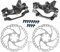 MTB Mechanische Scheibenbremsen Vorne Hinten Bremsen Bremssattel 160 mm Rotor Bremsen Kit Mechanische Scheibenbremsen Set für Mountainbike Rennrad Reiten Fahrrad