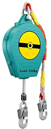Dispositivo anticaduta telescopico, cavo di sicurezza retrattile, dispositivo anticaduta ad alta quota per la protezione personale dalle cadute durante la costruzione di tetti, carico massimo 150 kg,