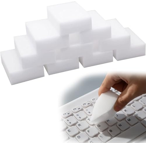 FENQURO Esponja de borrar Suciedad 10 pcs, borrador magico, esponja magica Esponja de borrar para Paredes Blancas, Zapatos y Suelos, Esponja mágica Resistente para Todo Tipo de Manchas