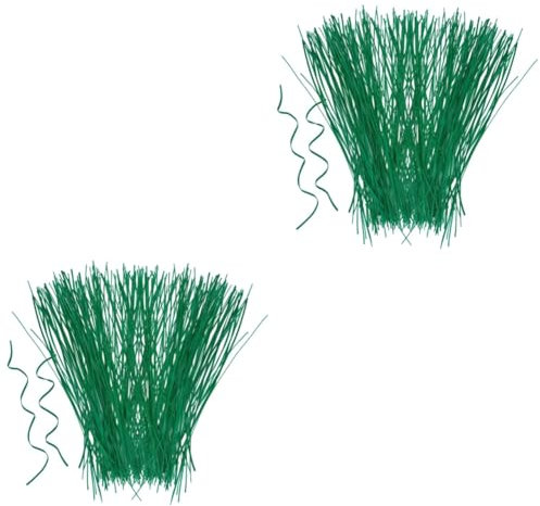 Sosoport 2 Sätze Gartenpflanze Fix Krawatte Pflanzenbinder Pflanzenclips Für Kletterpflanzen Plant Clips Pflanzklammer Spanngurt Werkzeug Garten Krawatte Pflanze Binden Eisen 500 Stück * 2