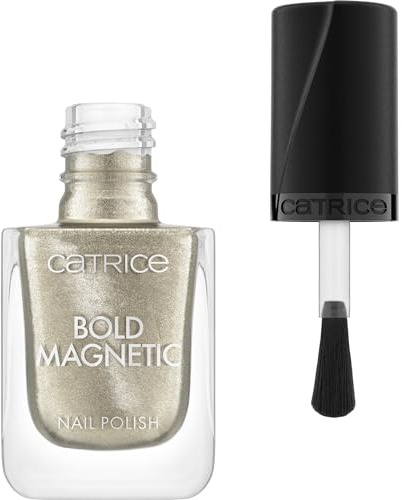Catrice Bold Magnetic Nail Polish, Nr. 030, Gold, metallisch, vegan, ohne Mikroplastikpartikel, ohne Parfüm, ohne Parabene, 1er Pack (10.5ml)
