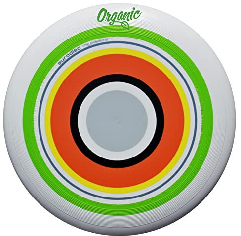 Eurodisc 175g Spring Profi Ultimate Frisbee Scheibe - Über 100m stabile Flugbahn - Aus 100% Nachwachsenden Rohstoffen - Geschenke für 6 jährige Jungen,Spielzeug ab 8 Jahre Jungen, Mädchen & Erwachsene