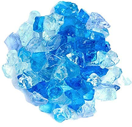 Hiland AZ Verre à feu de terrasse pour Foyer à gaz Table en mélange Bahama, 4,5 kg