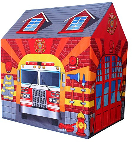 POCO DIVO Fire Station Play Tent Kids Pretend Playhouse