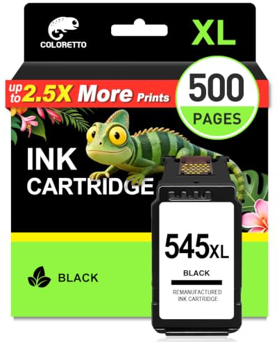 COLORETTO PG-545 Cartouche pour Canon 545 Pixma TS3300 TR4650 MG2555 Noir