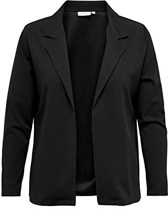 ONLY CARMAKOMA Damen Carsania L/S JRS TLR Noos Blazer, Schwarz, 50-52 EU