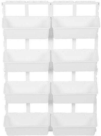 Tour de Jardinière Murale Verticale à Faible Entretien, Parterres de Fleurs Surélevés Suspendus pour Le Jardinage Intérieur et Extérieur, Jardinière Murale pour Plantes