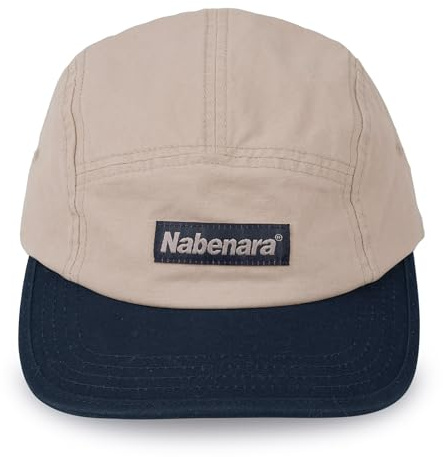 Clakllie Vintage Flat Brim Kappe 5 Panel Short Brim Cap Polo Baseball Cap Flach Cap mit Kurzem Schirm Low Profile Dad Caps,HNZD2-Beige