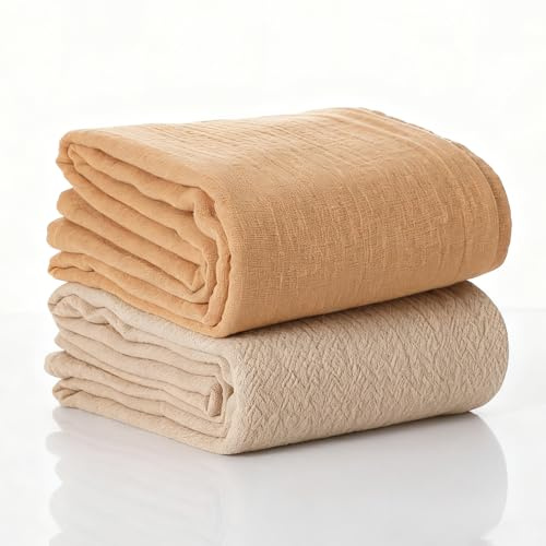 GSrenyu Confezione da 2 coperte in mussola per bambini, 120 x 120 cm, grandi panni in mussola per bambini, accessori essenziali per la doccia, regali per la nuova mamma