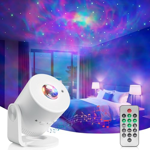 Swoieltr Proiettore Stelle Soffitto Silenzioso con Telecomando Timer