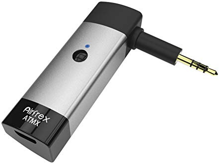 Airfrex Wireless Bluetooth Adapter Receptor con Micrófono y Toma de 2,5 mm para Audio Technica ATH-M50X y ATH-M40X y ATH-M70X Auriculares