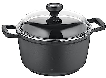 Berndes Edition 100 Kasserolle 2 m 24 cm mit Deckel, auch für Induktion, 100% Made in Italy