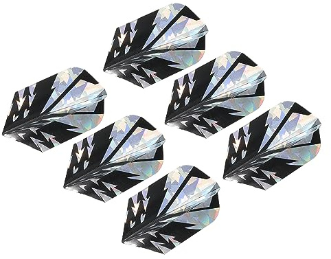 PATIKIL Slim Dart Flights, 6 Pack PET Unique Design Dart Accessories for Steel Tip Dart and Soft Tip Darts, Arrow Pattern