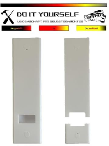 Rolladengurt Abdeckung Lochabstand 185 mm, Gurtwickler Abdeckung Montage ohne Gurtausbau,DIY,3DMB, Weiss