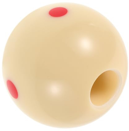 Mikikit Allenatore di Palla da Biliardo con Foro Passante 17mm, Palla da Allenamento Resistente per Correzione Colpi Snooker, Accessorio Compatto per Pratica Biliardo Professionale