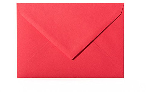 Paper24 25 Briefumschläge C6 Rot