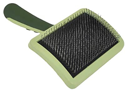Coastal Pet Dog Slicker Brush, Green, 6.75 x 4.25