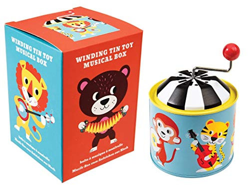 Rex London Children's Music Box - Choice of Design (Animal Park)