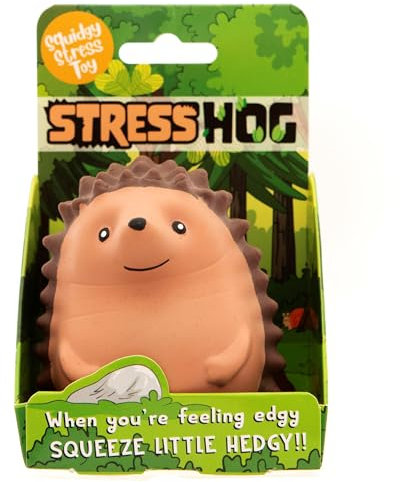 Boxer Gifts Squishy Stress-Igel - Fidget Toys & Stressball - Pop it Anti-Stress Spielzeug für Kinder & Erwachsene- Entspannung & Angstabbau - Lustiges Geschenk & Schreibtischzubehör