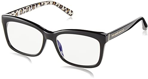 kate spade new york womens Kate Spade Female Optical Style Dollie Reading Glasses, Black Leopard/Demo Lens, 53mm 15mm US