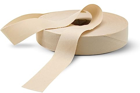 DOJA Barcelona | Bies Costura por Metros Beige | Pack 1 Rollo de Bies 100m | Ancho 30mm | Cinta de Poliester | Cinta al Bies Beige | Cinta al Bies | para Cinta Bies Costura, Merceria y Costura Cintas